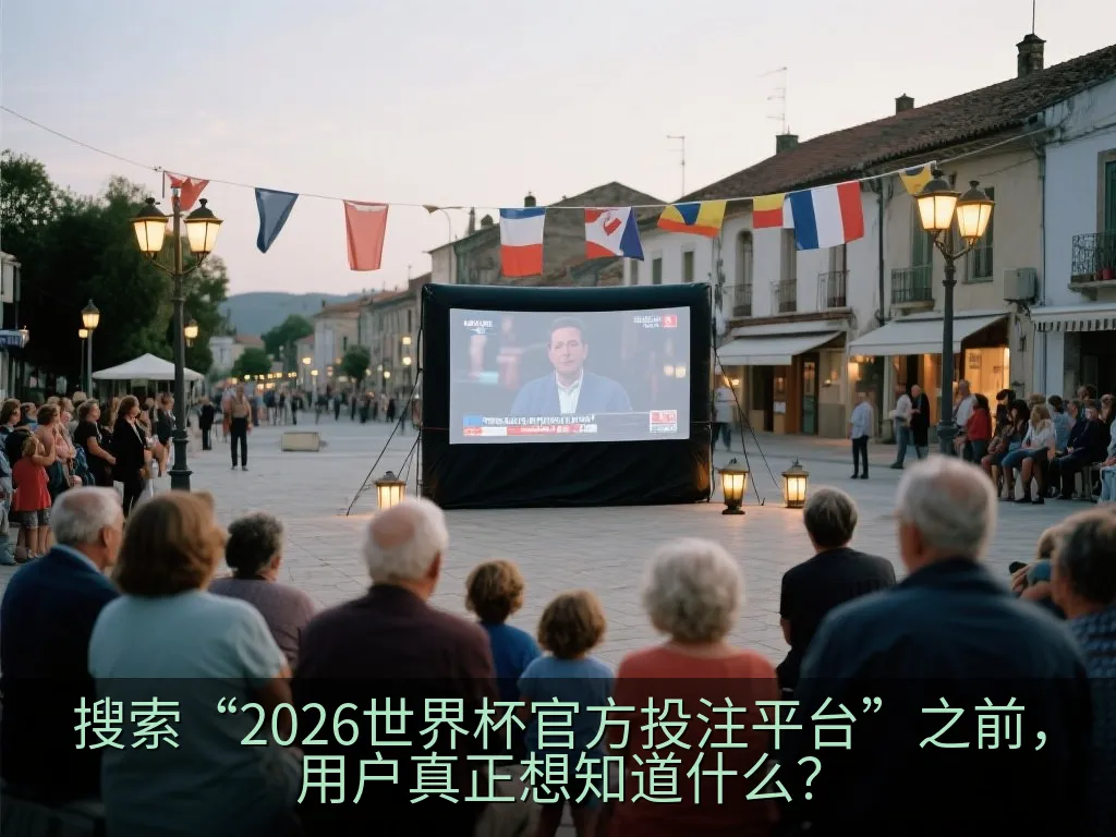搜索“2026世界杯官方投注平台”之前，用户真正想知道什么？